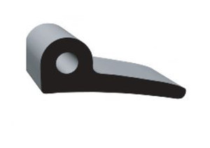 50ft Slide Out Seal | P-Type | EPDM Material | Acrylic Adhesive | Black Color