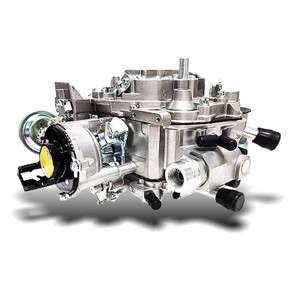 PRW Industries . Carburetor 4228351 Quadrajet; Automotive Use; For Use With GM 283-350 Cubic Inch Engines; Four Barrel; 650 Cubic Feet Per Minute CFM; Spread Bore Flange; Electric Choke; Vacuum Secondaries; Gasoline; With U Style Throttle Linkage PRW Industries . Carburetor 4228351 Quadrajet; Automotive Use; For Use With GM 283-350 Cubic Inch Engines; Four Barrel; 650 Cubic Feet Per Minute CFM; Spread Bore Flange; Electric Choke; Vacuum Secondaries; Gasoline; With U Style Throttle Linkage
