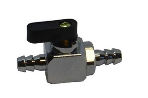 Helix Racing Fuel Shut Off Valve 119-5565 In-Line Fuel Valve; 2 Port; 5/16 Inch Barb; Chrome Plated Brass; Single; With 3-Way Open/Close/Open Toggle Helix Racing Fuel Shut Off Valve 119-5565 In-Line Fuel Valve; 2 Port; 5/16 Inch Barb; Chrome Plated Brass; Single; With 3-Way Open/Close/Open Toggle