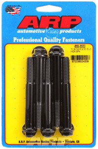 ARP Auto Racing Bolt 655-3500 Standard Bolt; 3/8 Inch - 16 Thread Size; 3.500 Inch Under Head Length; 7/16 Inch Socket Size; Hex Style Head Type; Black Oxide; Chrome Moly; 5 Pack ARP Auto Racing Bolt 655-3500 Standard Bolt; 3/8 Inch - 16 Thread Size; 3.500 Inch Under Head Length; 7/16 Inch Socket Size; Hex Style Head Type; Black Oxide; Chrome Moly; 5 Pack