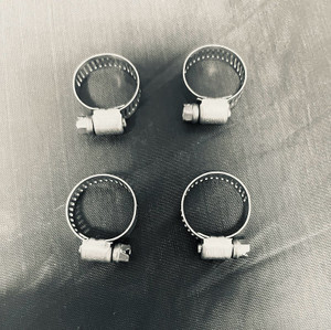 Helix Racing Hose Clamp 114-6406 0.31 Inch To 0.86 Inch Clamping Range; Worm Gear Style; Stainless Steel; Pack Of 4 Helix Racing Hose Clamp 114-6406 0.31 Inch To 0.86 Inch Clamping Range; Worm Gear Style; Stainless Steel; Pack Of 4