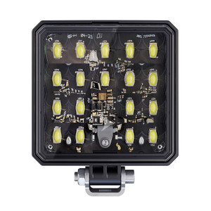 J.W. Speaker Work Light 1603961 Model 892; For Agriculture/Construction/Industrial/Mining/Railroad; Pedestal Mount; 6372 Raw Lumens/3300 Effective Lumens; LED With Flood Beam; Clear Polycarbonate Lens; 12 To 24 Volt DC; Black Aluminum Housing J.W. Speaker Work Light 1603961 Model 892; For Agriculture/Construction/Industrial/Mining/Railroad; Pedestal Mount; 6372 Raw Lumens/3300 Effective Lumens; LED With Flood Beam; Clear Polycarbonate Lens; 12 To 24 Volt DC; Black Aluminum Housing