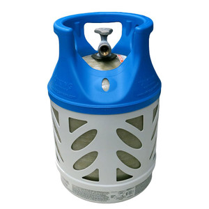 Dr Shrink Propane Tank DS-LWTANK-17 Viking Cylinders; Dot Portable Tank; 17 Pound Capacity; 18.3 Inch Length x 12 Inch Diameter; Plastic/Resin; Without Gauge