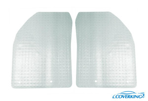 Ultimate Protection with Coverking Clear Nibbed Vinyl Floor Mats | Direct-Fit 4 Piece Set Ultimate Protection with Coverking Clear Nibbed Vinyl Floor Mats | Direct-Fit 4 Piece Set