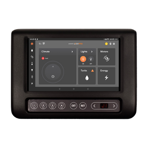 BMPRO RV Control System RVMC201C BMPRO Connect; Used To Control Lighting/Slide-Outs/Awnings/Climate/Generators And Monitor Water Tanks/Temperature/Tire Pressure/Battery/LPG; 4G Network SIM Card Needed And WiFi Connectivity; Wall Mount