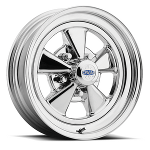 Cragar Wheel 61C583440 61C-S/S Super Sport; 15 Inch Diameter x 8 Inch Width; 5 x 120.7 Millimeter/5 x 4.75 Inch Bolt Pattern; -13 Millimeter Offset; 4.00 Inch Backspacing; 60 Degree Conical Seat Lug; 90.67 Millimeter Center Bore; 5 Spoke
