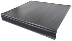 Lippert Components Awning Fabric V000521810 Solera; For Patio Awnings; For 20 Foot Length Awnings; 19 Foot 1 Inch Length x 8 Foot Extension; Solid Black; Anti-Scuff/Anti-Mildew Fabric; Black Weather Guard; 1-Piece; With Pocket For Light Kit Lippert Components Awning Fabric V000521810 Solera; For Patio Awnings; For 20 Foot Length Awnings; 19 Foot 1 Inch Length x 8 Foot Extension; Solid Black; Anti-Scuff/Anti-Mildew Fabric; Black Weather Guard; 1-Piece; With Pocket For Light Kit