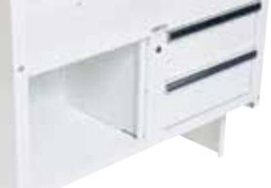 Weather Guard Van Storage System Cabinet 9042-3-01 2 Drawer Module for Secure Storage Shelf Units Weather Guard Van Storage System Cabinet 9042-3-01 2 Drawer Module for Secure Storage Shelf Units