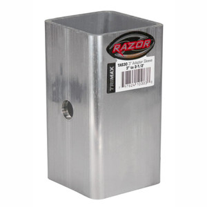 Trimax Locks Trailer Hitch Receiver Tube Adapter TAS30 Adapts From 3 Inch To 2-1/2 Inch; Aluminum; Single Trimax Locks Trailer Hitch Receiver Tube Adapter TAS30 Adapts From 3 Inch To 2-1/2 Inch; Aluminum; Single