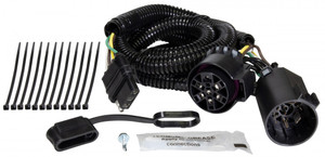 Hopkins MFG Trailer Wiring Connector 41154 Plug In Simple; GM Connector to 4-Way Flat; With Dust Cover/Cable Ties/Ground Screw And Grease Packet Hopkins MFG Trailer Wiring Connector 41154 Plug In Simple; GM Connector to 4-Way Flat; With Dust Cover/Cable Ties/Ground Screw And Grease Packet