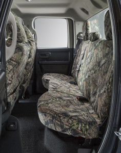 Fits 2019-2019 Ford F-150 Covercraft Seat Cover SSC8492CAMB Carhartt SeatSaver; Duck Weave Fabric; Mossy Oak Break-Up Country; Single
