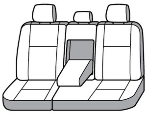Covercraft Seat Cover SS8424PCCH SeatSaver; Polycotton; Charcoal Black; For One Row Covercraft Seat Cover SS8424PCCH SeatSaver; Polycotton; Charcoal Black; For One Row