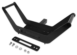 Bulldog Whes Winch Mount 20011 Receiver Hitch Mount; Black; Without Hitch Pin/Clip; With Adapter For 8 Inch Fairlead Bulldog Whes Winch Mount 20011 Receiver Hitch Mount; Black; Without Hitch Pin/Clip; With Adapter For 8 Inch Fairlead