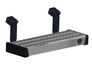 Carr Truck Step 134990-1 Maxgrip; Rocker Panel Mount; Single; Flat Step; 500 Pound Weight Capacity; Non Extendable; Stationary; Galvanized Steel Carr Truck Step 134990-1 Maxgrip; Rocker Panel Mount; Single; Flat Step; 500 Pound Weight Capacity; Non Extendable; Stationary; Galvanized Steel