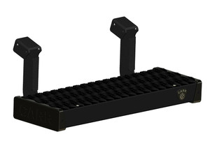 Carr Truck Step 134501-1 Maxgrip; Rocker Panel Mount; Single; Flat Step; 500 Pound Weight Capacity; Non Extendable; Stationary; Powder Coated; Black Carr Truck Step 134501-1 Maxgrip; Rocker Panel Mount; Single; Flat Step; 500 Pound Weight Capacity; Non Extendable; Stationary; Powder Coated; Black