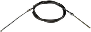 Dorman Parking Brake Cable C95884 First Stop; OE Replacement; 96.6 Inch Length; Inline Barrel End Type/Threaded Rod End Type; Cable Only
