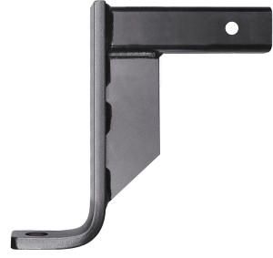 Husky Liner Trailer Hitch Ball Mount 17251 Class II; For 2-1/2 Inch Receivers; 10000 Pound Gross Trailer Weight/1000 Pound Tongue Weight; Fixed 10 Inch Drop; Without Ball; Powder Coated Black Steel