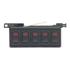 Ecco Electronic Multi Purpose Switch Mounting Panel A9904 For Use With Ecco A9901/A9902/A9903 Multi Purpose Switch; Bracket Mount; Black