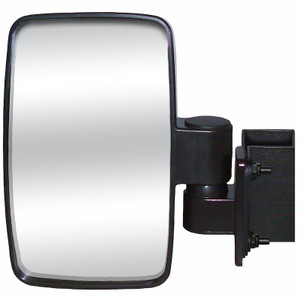 CIPA USA Exterior Mirror 01140 Single; Black; Manual; Foldaway; Clamp-On; 7-3/4 Inch Length x 4-5/8Inch Width Head; Convex Glass