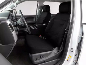 Covercraft Seat Cover SS2602WFBK Seat Style DK - Bucket With Adjustable Headrests; Heavy-Duty Waterproof Polyester; Black; Set Of 2 Covercraft Seat Cover SS2602WFBK Seat Style DK - Bucket With Adjustable Headrests; Heavy-Duty Waterproof Polyester; Black; Set Of 2