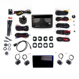 Motion Backup Camera FLTW-3601 SurroundVUE; 9.1 Inch AHD Monitor; 1920 x 1080 Resolution 1080p; 230 Degree Horizontal Viewing Angle/130 Degree Vertical Viewing Angle; With Night Vision; IP67 Waterproof; Black Housing; With 4 Cameras Motion Backup Camera FLTW-3601 SurroundVUE; 9.1 Inch AHD Monitor; 1920 x 1080 Resolution 1080p; 230 Degree Horizontal Viewing Angle/130 Degree Vertical Viewing Angle; With Night Vision; IP67 Waterproof; Black Housing; With 4 Cameras