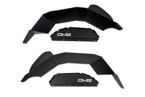 DV8 Offroad Inner Fender INFEND-07RB Solid Design; With DV8 Logo; Powder Coated; Black Satin; Aluminum DV8 Offroad Inner Fender INFEND-07RB Solid Design; With DV8 Logo; Powder Coated; Black Satin; Aluminum