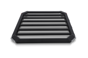 Attica 4X4 Roof Rack ATTJL02F101-BX Frontier Series; Direct-Fit; Powder Coated; Textured Black; Aluminum; Single; With Front DRL Lights/Rear Brake And Turn Signal Lights