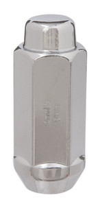 Vista Lug Nuts Lug Nut DPC7842L 14 x 2.0 Millimeter Thread Size; 60 Degree Conical; Acorn Extra Long; 1.90 Inch/48.2 Millimeter Overall Length; 7/8 Inch Hex Size; Chrome Plated; Silver; Steel; Set Of 50