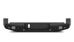 Body Armor Bumper TC-2966 Pro Series II; Modular Design; Direct Fit; Mounting Hardware Included; With D-Ring Mounts; Compatible With OE Receiver Hitch; With Light Cutouts; Powder Coated Black Steel Body Armor Bumper TC-2966 Pro Series II; Modular Design; Direct Fit; Mounting Hardware Included; With D-Ring Mounts; Compatible With OE Receiver Hitch; With Light Cutouts; Powder Coated Black Steel