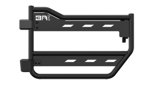 Body Armor Door FB-6154 Lower Half; Internal Latch; Powder Coat; Black; Nylon Webbing With 3/4 Inch Steel Tube; Set Of 2 Body Armor Door FB-6154 Lower Half; Internal Latch; Powder Coat; Black; Nylon Webbing With 3/4 Inch Steel Tube; Set Of 2