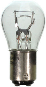 Wagner Lighting Turn Signal Light Bulb 198 Standard Series; OE Replacement; S-8; Clear; Single Wagner Lighting Turn Signal Light Bulb 198 Standard Series; OE Replacement; S-8; Clear; Single
