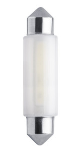 Hella Dome Light Bulb 6411LED 5K 6411 LED; White; Single; SV8.5-8 Base; 12 Volt; 5000K Color Temperature; 1 Watts Power; Replaces 6413/6451/6475 Bulbs; Single