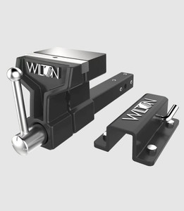 Wilton Tools JPW Industries Vise 10010 All Terrain; 6-3/4 Inch Jaw Opening; 6 Inch Jaw Width; 5 Inch Throat Depth; Built-In Anvil; Black; Steel; Mounts to 2 Inch Hitch or Bench Wilton Tools JPW Industries Vise 10010 All Terrain; 6-3/4 Inch Jaw Opening; 6 Inch Jaw Width; 5 Inch Throat Depth; Built-In Anvil; Black; Steel; Mounts to 2 Inch Hitch or Bench