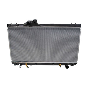 Fits 2001-2005 Lexus IS300 Denso Radiator 221-3120 OE Replacement; 1.375 Inch Inlet/Outlet Diameter; With Transmission Cooler Fits 2001-2005 Lexus IS300 Denso Radiator 221-3120 OE Replacement; 1.375 Inch Inlet/Outlet Diameter; With Transmission Cooler