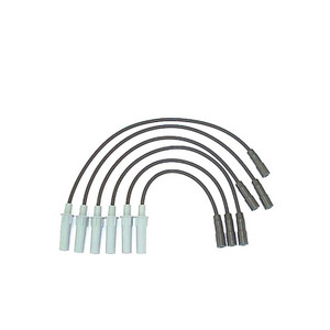 Denso Spark Plug Wire Set 671-6137 OE-Replacement; Black; 7 Millimeter Wire Outside Diameter; Silicone Jacket; 180 Degree 6 Female Spark Plug End Terminal; White Spark Plug Boots; Female Distributor Coil End Terminal; Black Distributor Boots Denso Spark Plug Wire Set 671-6137 OE-Replacement; Black; 7 Millimeter Wire Outside Diameter; Silicone Jacket; 180 Degree 6 Female Spark Plug End Terminal; White Spark Plug Boots; Female Distributor Coil End Terminal; Black Distributor Boots