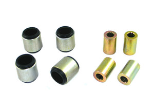 Whiteline Control Arm Bushing W63320 Black; Synthetic Elastomer; Lower Front Inner and Outer Bushings Whiteline Control Arm Bushing W63320 Black; Synthetic Elastomer; Lower Front Inner and Outer Bushings