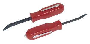 Lisle Pry Bar 35170 4-1/2 Inch Length; Curved Blade End; Square End Handle; Set Of 2 Lisle Pry Bar 35170 4-1/2 Inch Length; Curved Blade End; Square End Handle; Set Of 2