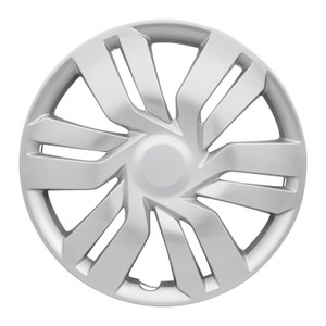 Silver 16 Inch Wheel Cover Set | Snap-On Retention | High-Quality ABS | Fits Steel Wheels