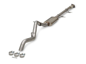 Flowmaster Exhaust System Kit 717998 FlowFX Cat-Back System; 409S Stainless Steel; With Muffler; 3 Inch Pipe Diameter; Single Exhaust With Single Exit; Single Out Rear Exit; Without Tips Flowmaster Exhaust System Kit 717998 FlowFX Cat-Back System; 409S Stainless Steel; With Muffler; 3 Inch Pipe Diameter; Single Exhaust With Single Exit; Single Out Rear Exit; Without Tips