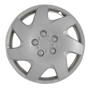Enhance Your Toyota Camry | 16 Inch Wheel Covers- Set Of 4 | Silver, Snap-On Retention