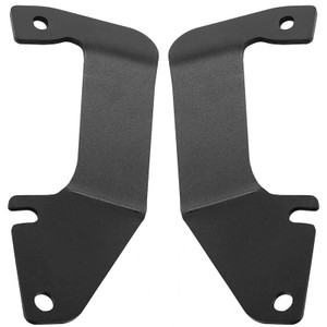 Rigid Lighting Driving/Fog Light Mounting Bracket 46701 Driving/Fog Light Mounting Bracket; Bolt-On; Powder Coated; Black; Stainless Steel; Fits Radiance Pods/360 Series/SR-M/SR-Q/D-Series Lights