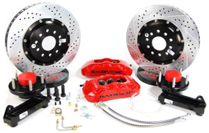 Baer Brake Systems Brake Conversion Kit 4301352R Pro; Performance Upgrade; Ceramic Brake Pads; 6-Piston Red Powder Coated Calipers; With Rotor And Hat Assemblies/Calipers/Brake Pads/Braided Stainless Brake Hoses/Hardware Baer Brake Systems Brake Conversion Kit 4301352R Pro; Performance Upgrade; Ceramic Brake Pads; 6-Piston Red Powder Coated Calipers; With Rotor And Hat Assemblies/Calipers/Brake Pads/Braided Stainless Brake Hoses/Hardware