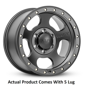 Mickey Thompson Wheel Wheel 274523 Canyon Pro; 17 Inch Diameter x 9 Inch Width; 5 x 139.7 Millimeter/5 x 5.50 Inch Bolt Pattern; -12 Millimeter Offset; 4.5 Inch Backspacing; 60 Degree Conical Seat Lug; 108.10 Millimeter Center Bore Mickey Thompson Wheel Wheel 274523 Canyon Pro; 17 Inch Diameter x 9 Inch Width; 5 x 139.7 Millimeter/5 x 5.50 Inch Bolt Pattern; -12 Millimeter Offset; 4.5 Inch Backspacing; 60 Degree Conical Seat Lug; 108.10 Millimeter Center Bore