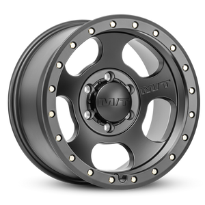 Mickey Thompson Wheel Wheel 274528 Canyon Pro; 17 Inch Diameter x 9 Inch Width; 6 x 139.7 Millimeter/6 x 5.50 Inch Bolt Pattern; -12 Millimeter Offset; 4.5 Inch Backspacing; 60 Degree Conical Seat Lug; 108.10 Millimeter Center Bore