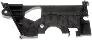 Fits 2001-2005 Honda Civic Dorman Timing Cover 635-155 OE Solutions; OE Replacement; 9 Inch Length; Black; Plastic; Without Gasket Fits 2001-2005 Honda Civic Dorman Timing Cover 635-155 OE Solutions; OE Replacement; 9 Inch Length; Black; Plastic; Without Gasket