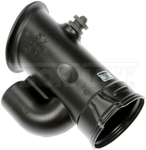 Dorman Air Intake Hose 696-537 OE Solutions; OE Replacement; 6 Inch Length; 2.7 Inch Inside/4.2 Inch Outside Diameter; Black; Plastic; One Piece; Molded Assembly Dorman Air Intake Hose 696-537 OE Solutions; OE Replacement; 6 Inch Length; 2.7 Inch Inside/4.2 Inch Outside Diameter; Black; Plastic; One Piece; Molded Assembly