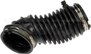 Dorman Air Intake Hose 696-426 OE Solutions; OE Replacement; 9 Inch Length; 3-1/2 Inch Inside/4.79 Inch Outside Diameter; Black; Rubber; One Piece; Molded Assembly; With Clamps