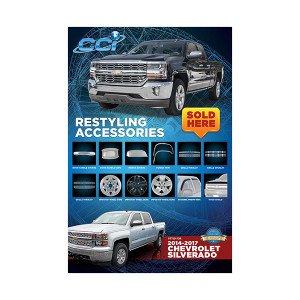 Exclusive Coast To Coast Poster | Enhance Your Chevrolet Silverado | 24x36 Inches