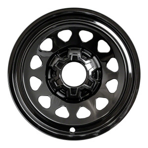 Transform OEM Wheels with Coast To Coast IMPOSTOR 17 Inch Wheel Skins | Gloss Black, Snap-On, Set of 4 Transform OEM Wheels with Coast To Coast IMPOSTOR 17 Inch Wheel Skins | Gloss Black, Snap-On, Set of 4