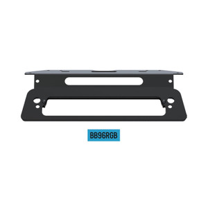 BUILTBRIGHT Warning Light Mount BB96RGB StrobeLink; For Roof Mount; Type B; Black; Stainless Steel; With Back Plate/Gasket/Screws BUILTBRIGHT Warning Light Mount BB96RGB StrobeLink; For Roof Mount; Type B; Black; Stainless Steel; With Back Plate/Gasket/Screws
